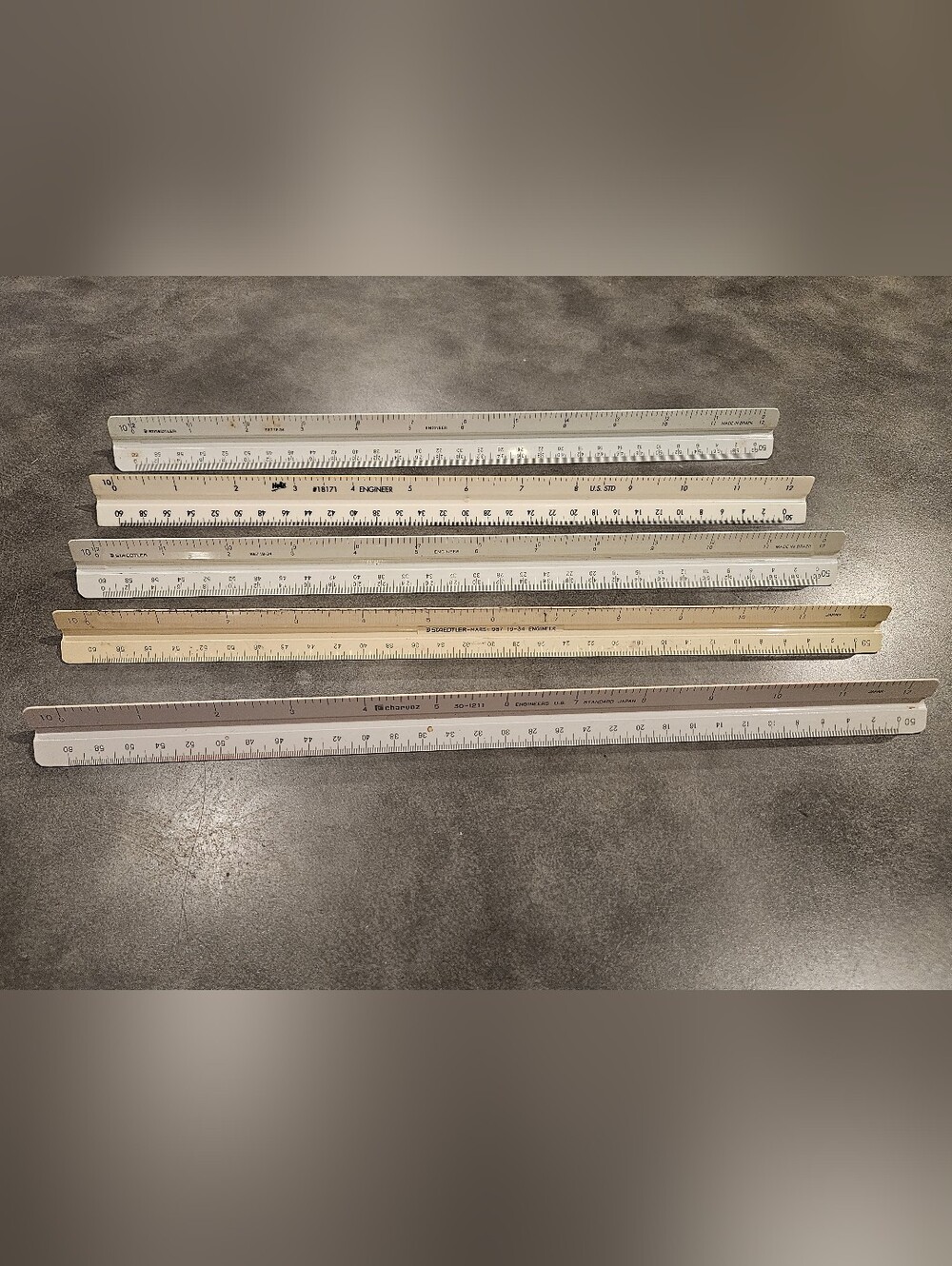 5 Engineering Rulers